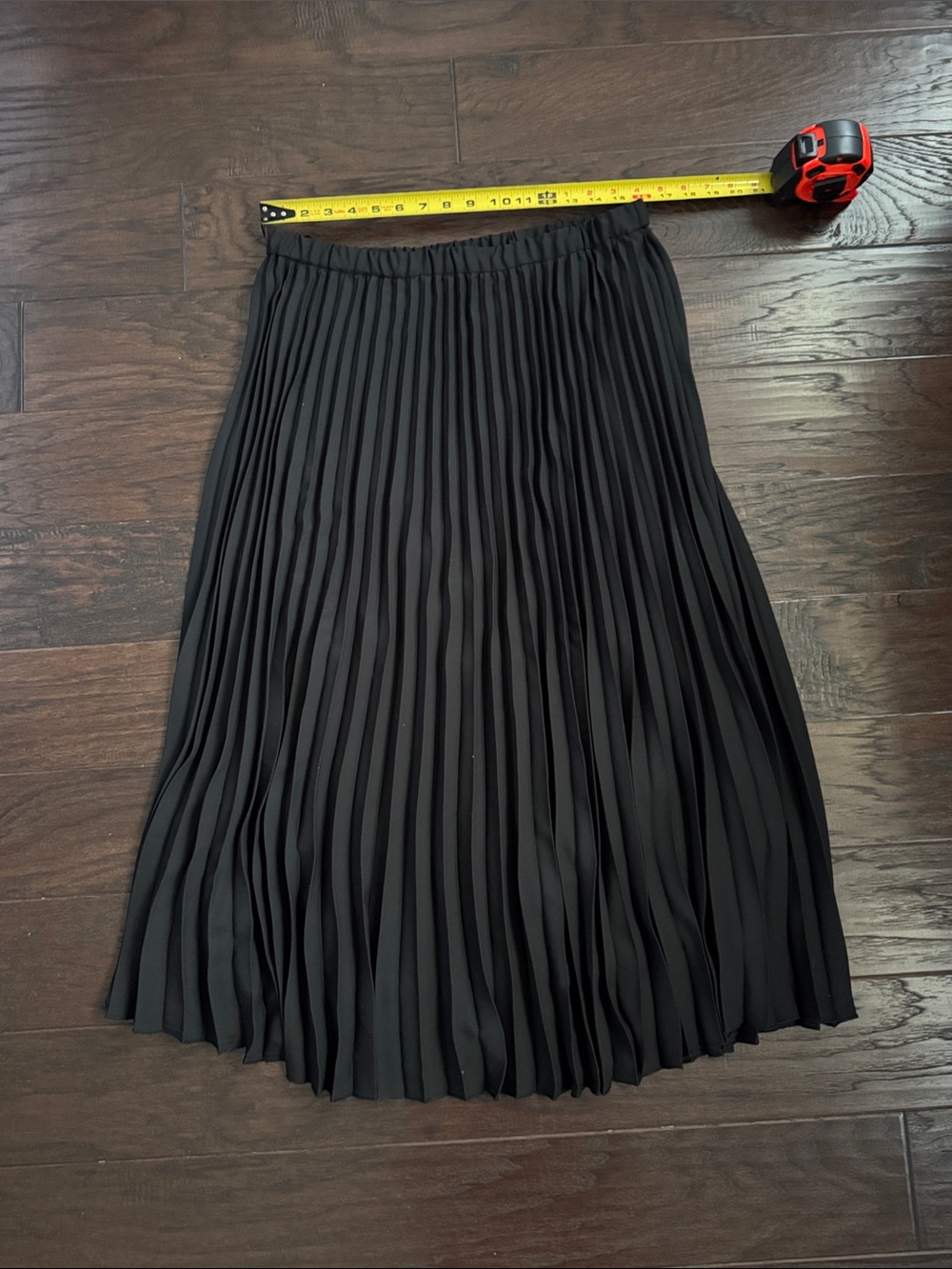 Anne Klein Black Pleated Maxi Skirt - Picture 4 of 6
